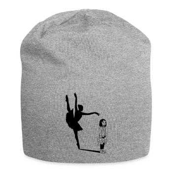 Ballet / Danseuse de ballet / Ballerine - Bonnet en jersey - gris chiné - Devant