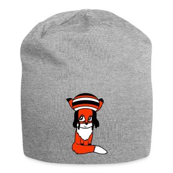 Fox Raggae Jamaica Hat Rasta Curls Chill Hat - Bonnet en jersey - gris chiné - Devant