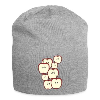 L’heure des pommes - Bonnet en jersey - gris chiné - Devant