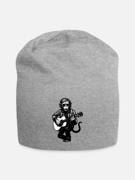 The Monkey Dace Band Guitar - Jersey-Beanie - Grau meliert