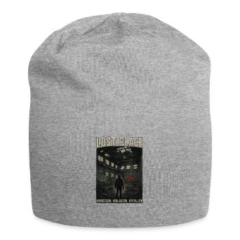 Lost Place Fabrik - Jersey-Beanie - Grau meliert - Vorne