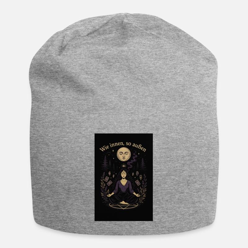 B0E4938C 0F0C 4ACB AF61 0519AA5AC420 - Jersey-Beanie - Grau meliert