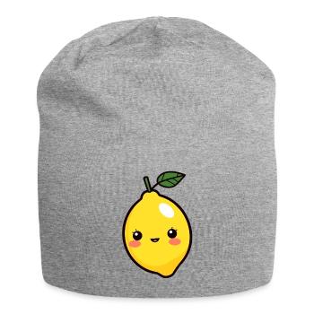 Citron - Bonnet en jersey - gris chiné - Devant