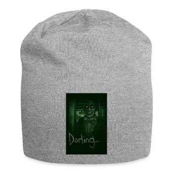 Eddie Gluskin Vision nocturne 'Darling' Horror Design - Bonnet en jersey - gris chiné - Devant