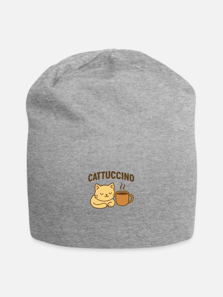 cattuccino - Jersey-Beanie - Grau meliert