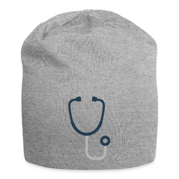 Stethoscope | Symbol for Doctors & Nurses - Jersey Beanie - heather grey - Front