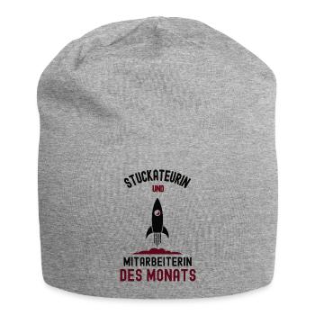 Employee of the Month Plasterer Plasterer - Jersey Beanie - heather grey - Front