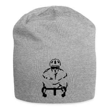 Coureur - Bonnet en jersey - gris chiné - Devant