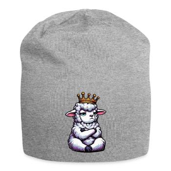 Schaf Schafe Schäfer Schafhalter Schafbock - Jersey-Beanie - Grau meliert - Vorne