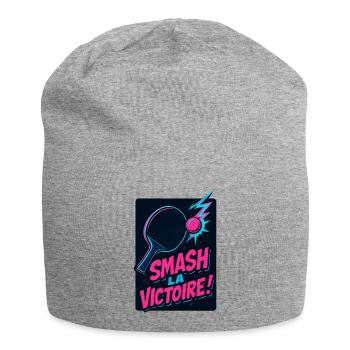 Smash la victoire ! Ping Pong - Bonnet en jersey - gris chiné - Devant