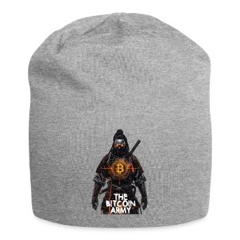 Bitcoin Bazooka - The Bitcoin Army - Samurai 01 - Jersey Beanie - heather grey - Front