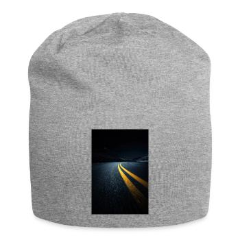 Midnight Highway Perspective - Jersey Beanie - heather grey - Front