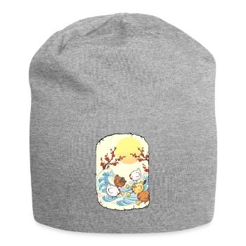 Chicken Keeper Kawaii Anime - Bonnet en jersey - gris chiné - Devant