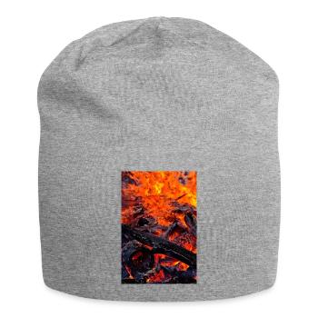 Heart of Embers Macro Poster - Bonnet en jersey - gris chiné - Devant
