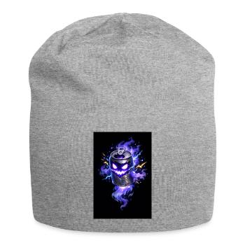 Violette Spukkanone Halloween - Jersey-Beanie - Grau meliert - Vorne