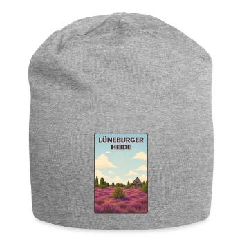 Lüneburger Heide - Jersey-Beanie - Grau meliert - Vorne