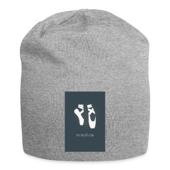 Ballet Poster – Every Step Tells a Story - Jersey Beanie - heather grey - Front