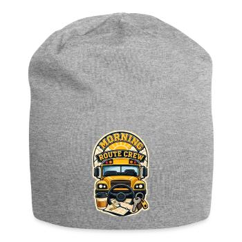 ÉQUIPE DE ROUTE DU MATIN - Bonnet en jersey - gris chiné - Devant