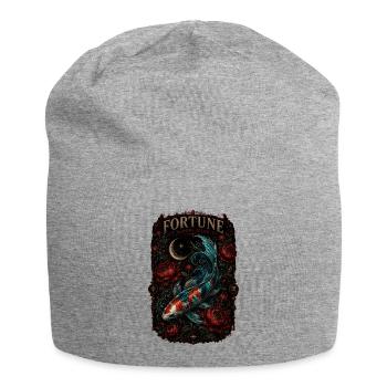 Fortune is not found—it blooms beneath the surface - Jersey Beanie - heather grey - Front