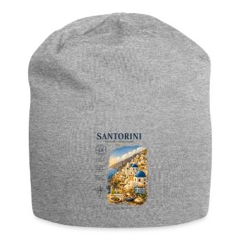 Santorini Inseltraum - Jersey-Beanie - Grau meliert - Vorne