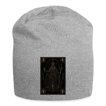 Mondhexe  - Jersey-Beanie - Grau meliert - Vorne