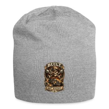 Gebaut Nicht Gekauft: Schädel Truck - Jersey-Beanie - Grau meliert - Vorne