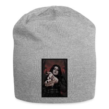 Gothic Pose: Seductive Darkness - Jersey Beanie - heather grey - Front
