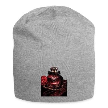 Elegant Pafum motif - Jersey Beanie - heather grey - Front