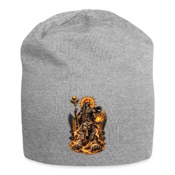 Guerrier du Soleil Égyptien - Bonnet en jersey - gris chiné - Devant