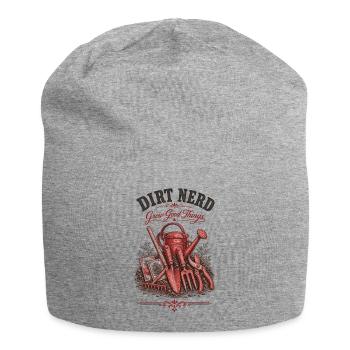 Urban Gardening Dirt Nerd Grow Good Things - Jersey Beanie - heather grey - Front