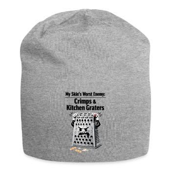 My Skin's Worst Enemy: Crimps & Kitchen Graters - Jersey Beanie - heather grey - Front