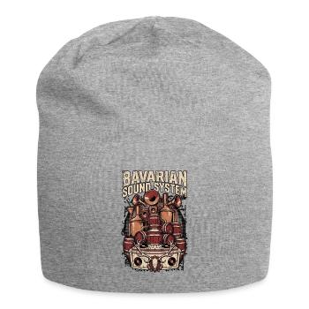 Bavarian Soundsystem - Jersey-Beanie - Grau meliert - Vorne