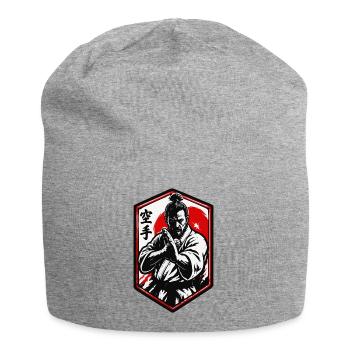 karate-picture - Jersey-Beanie - Grau meliert - Vorne