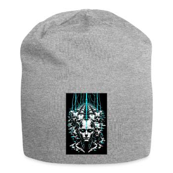 Simulation der Konformität Bot Armee - Jersey-Beanie - Grau meliert - Vorne