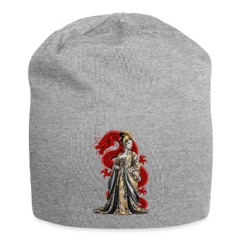 MEISTERMANIPULATOR - Jersey-Beanie - Grau meliert - Vorne