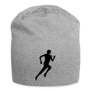 Runner - Jersey-Beanie - Grau meliert - Vorne