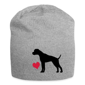 Boxer - Bonnet en jersey - gris chiné - Devant