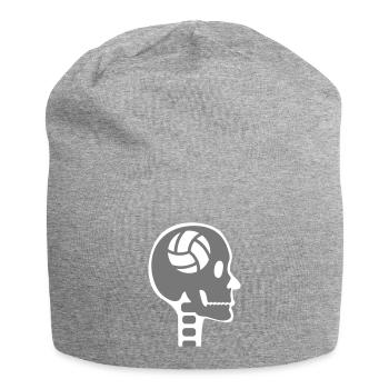 Volleyball in the head - Jersey Beanie - heather grey - Front