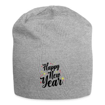 Happy New Year New Year's Eve - Jersey Beanie - heather grey - Front