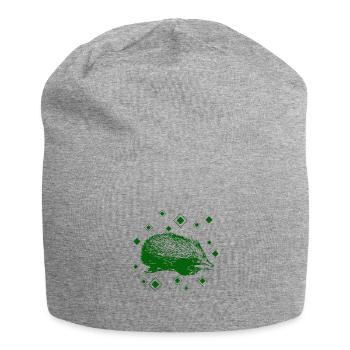 Igel - Jersey-Beanie - Grau meliert - Vorne
