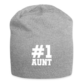 La meilleure tante du monde - Tante - Tantes - Cool - Bonnet en jersey - gris chiné - Devant