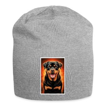ROTTWEILER MON AMI - Bonnet en jersey - gris chiné - Devant