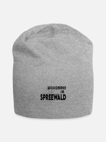 Reiseziele Urlaubsort Seen Spreewald - Jersey-Beanie - Grau meliert