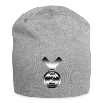 2e prix d'argent pour toute réalisation - Bonnet en jersey - gris chiné - Devant
