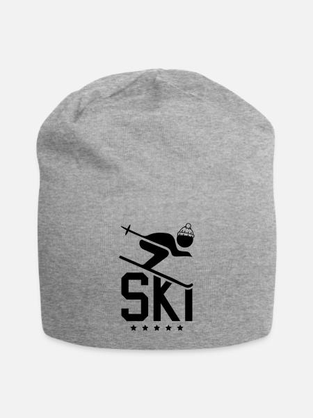 ski sport - Jersey-Beanie - Grau meliert