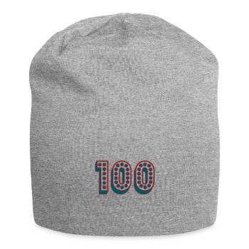 HAPPY BIRTHDAY. HAPPY BIRTHDAY. ANNIVERSARY. - Jersey Beanie - heather grey - Front