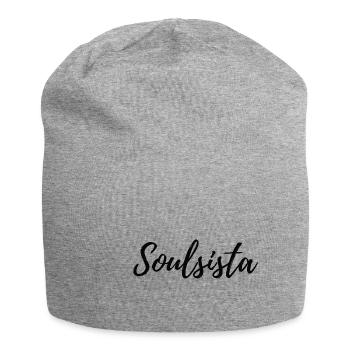 MINDSET DESIGN "Soulsista" - Jersey Beanie - heather grey - Front