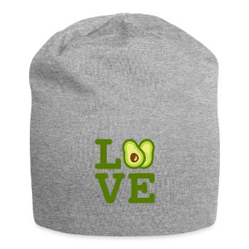 avocat - Bonnet en jersey - gris chiné - Devant