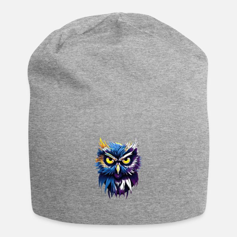 FreeStyle Eule - Jersey-Beanie - Grau meliert