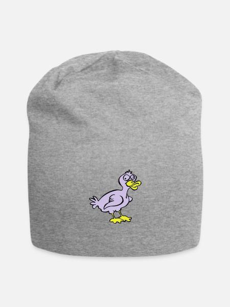 Dumb Duck - Jersey Beanie - heather grey